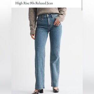 Abercrombie The 90’s High Rise Relaxed Jean